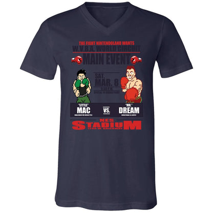 Unisex V-Neck T-Shirt - SZTTFJC5 - Navy - 9
