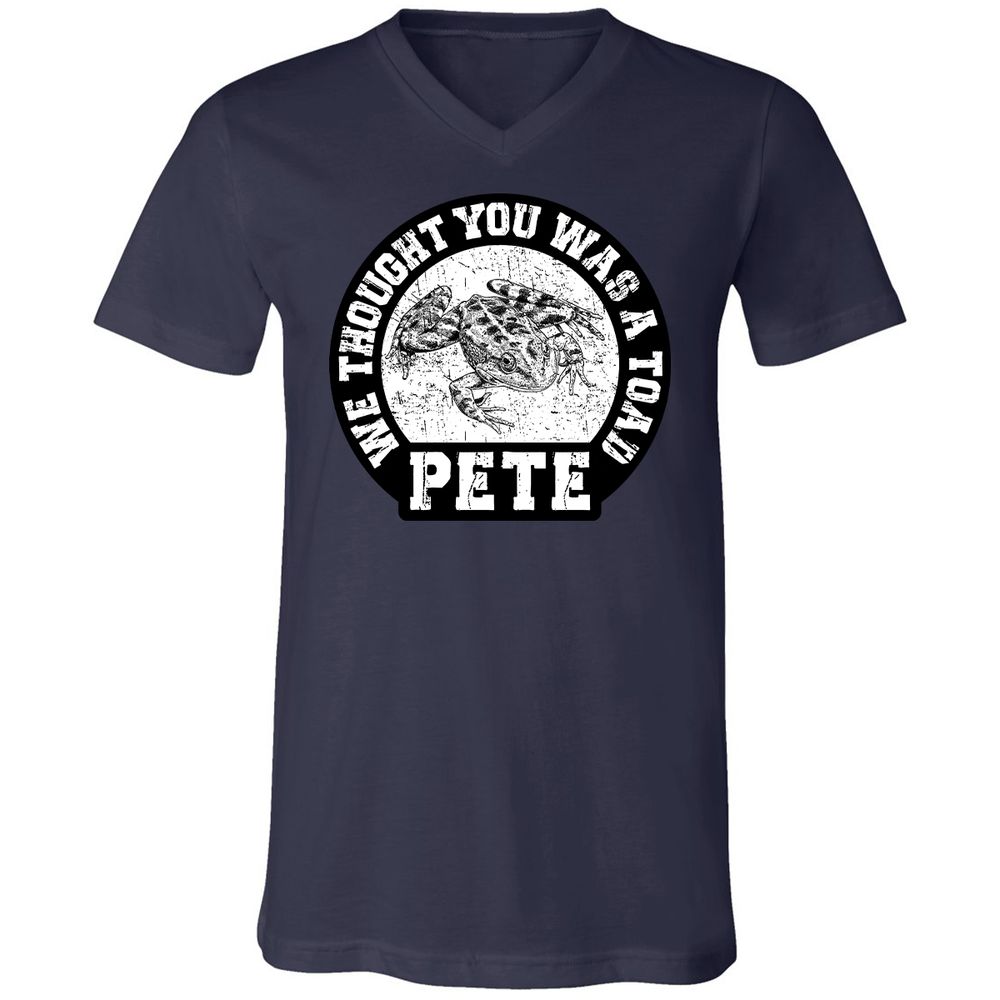 Unisex V-Neck T-Shirt - 8X51TJ2E - Navy - 9