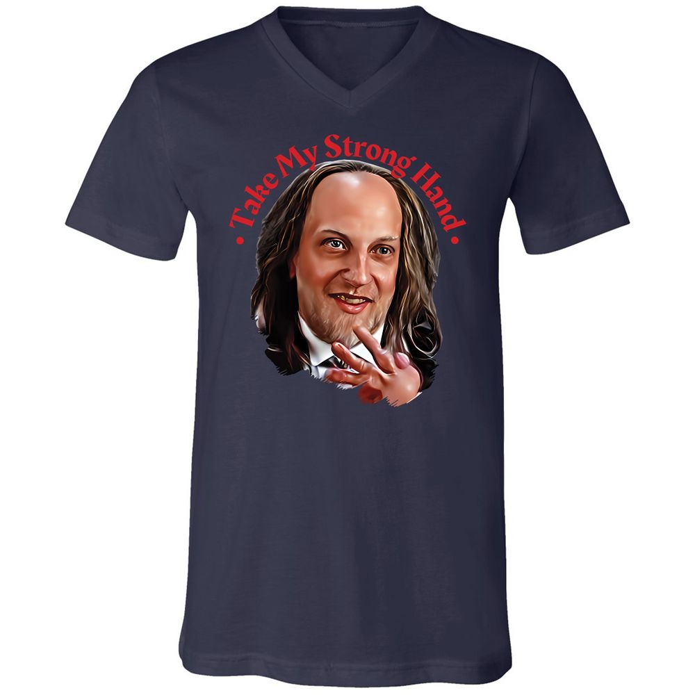 Unisex V-Neck T-Shirt - S5E9PSAM - Navy - 9