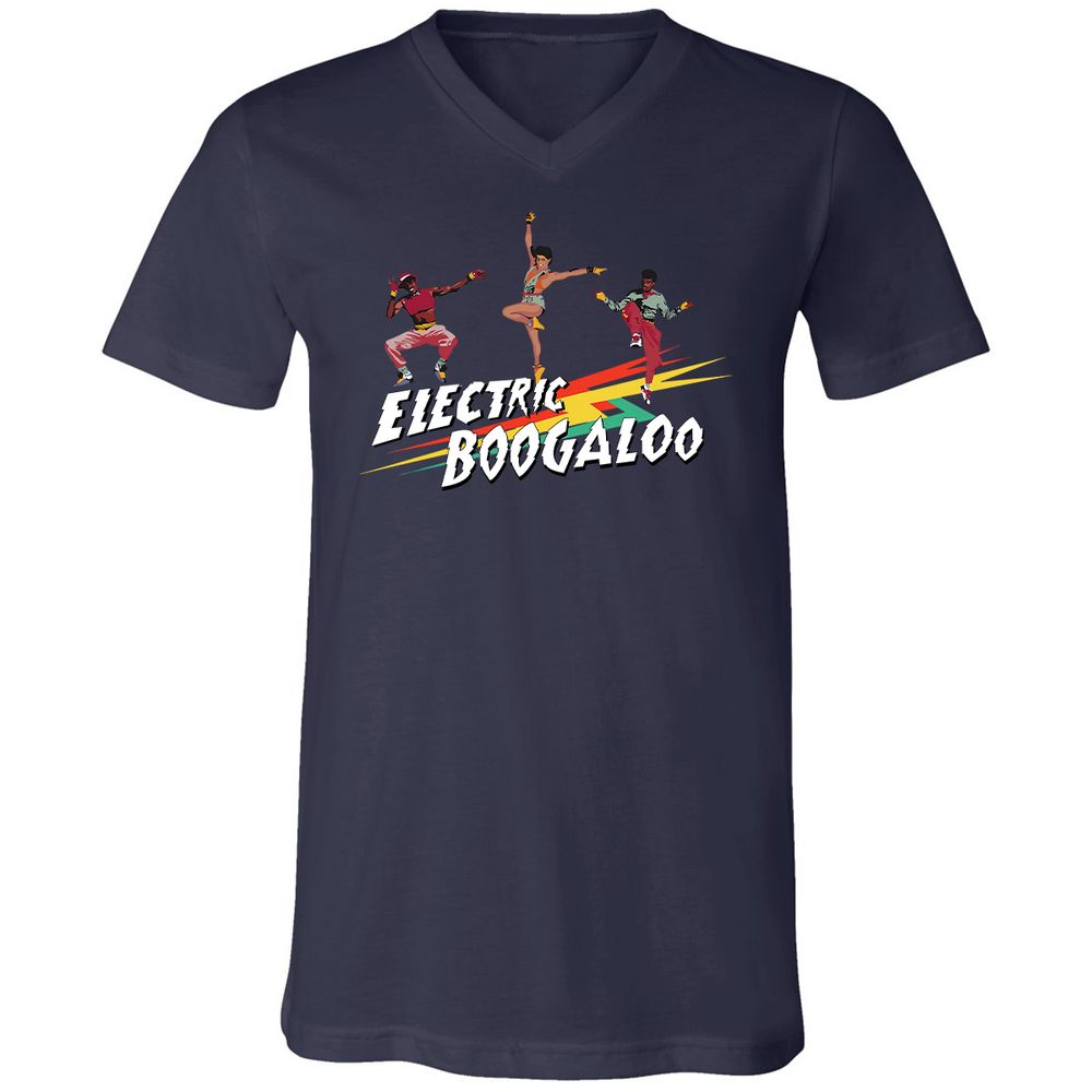 Unisex V-Neck T-Shirt - 1HHD4NQM - Navy - 9