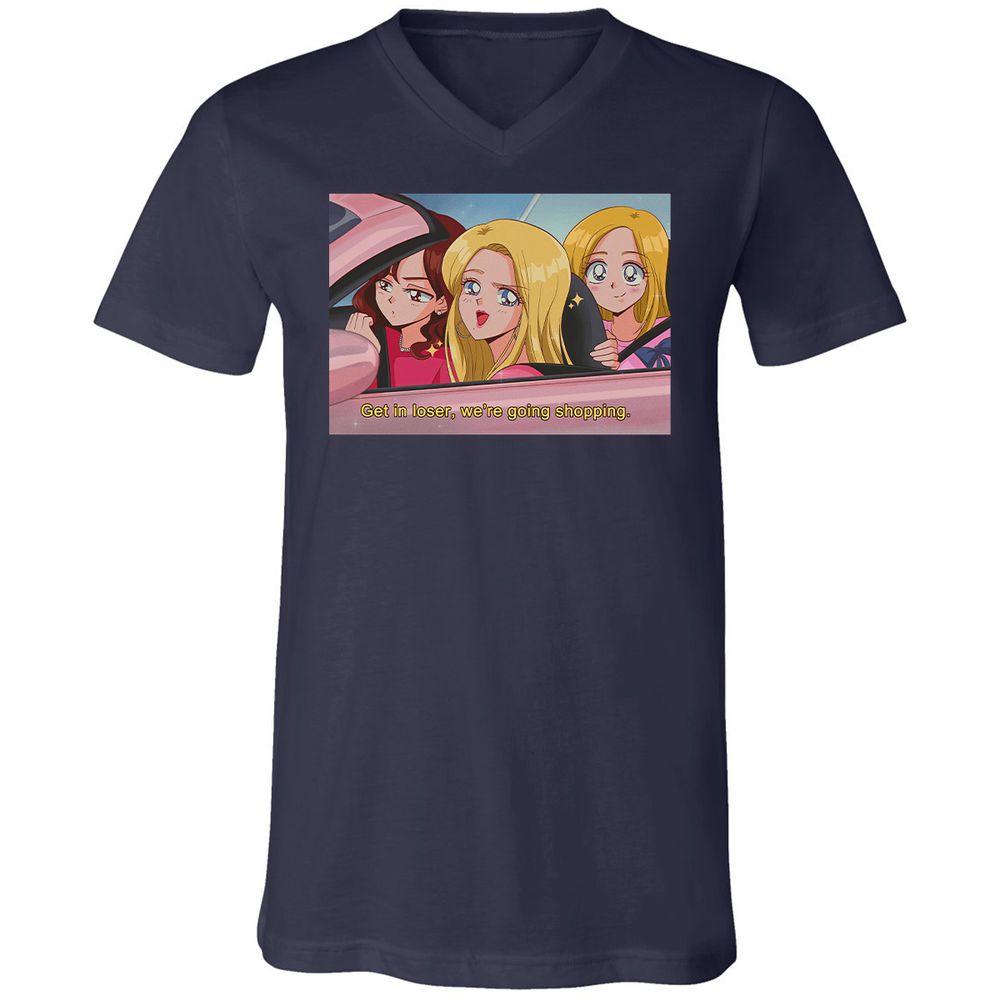Unisex V-Neck T-Shirt - L9165542 - Navy - 9