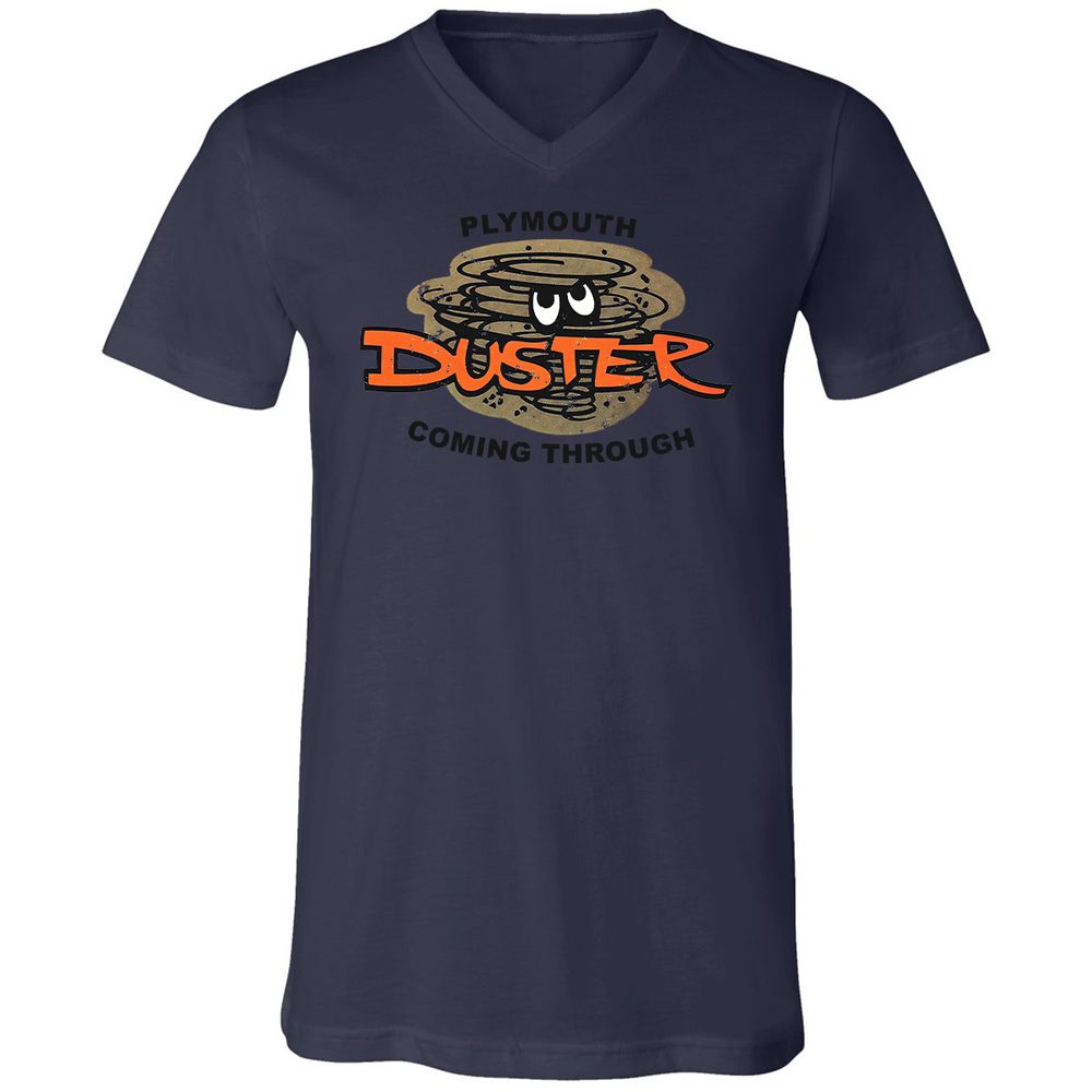 Unisex V-Neck T-Shirt - C3EGB4N4 - Navy - 9