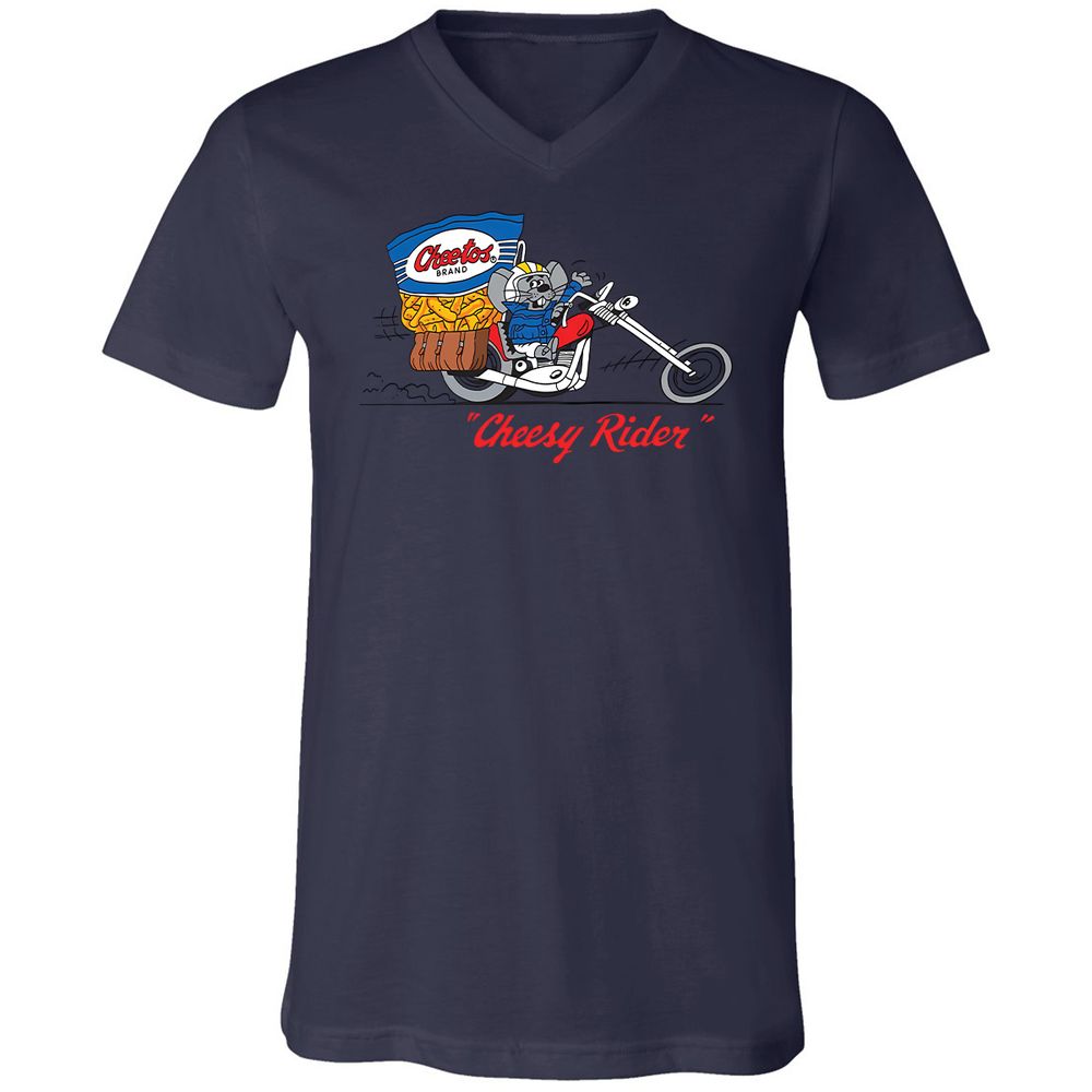 Unisex V-Neck T-Shirt - DQSQHPXT - Navy - 9