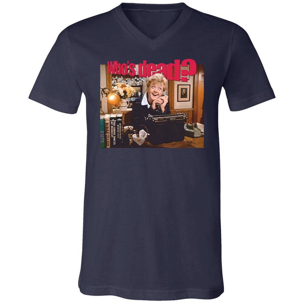 Unisex V-Neck T-Shirt - UB5ENW4S - Navy - 9