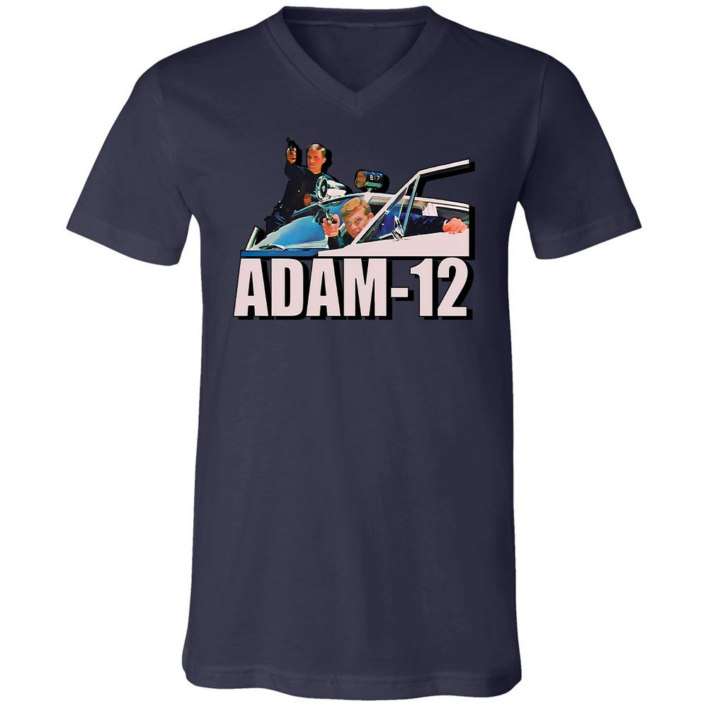 Unisex V-Neck T-Shirt - 64ECNBFA - Navy - 9
