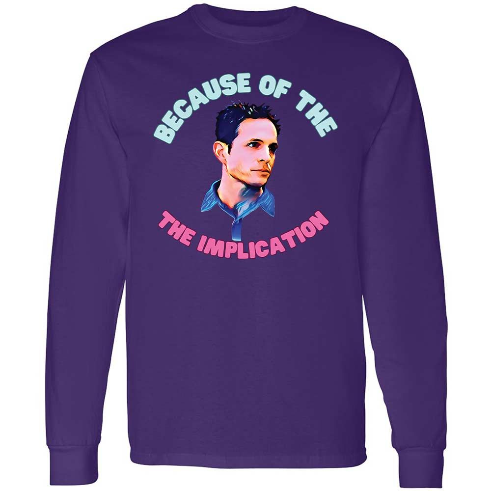 Long Sleeve T-Shirt - VUVVL2HC - Purple - 9