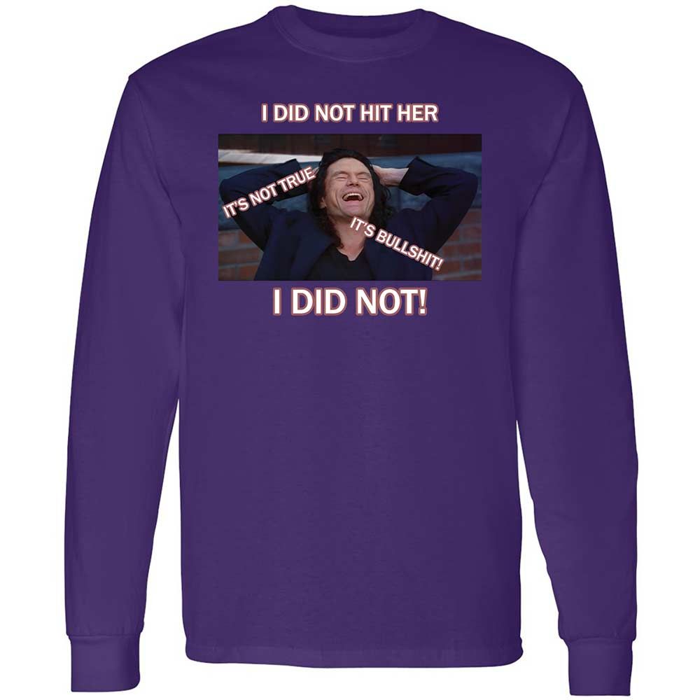 Long Sleeve T-Shirt - DNW2NE3R - Purple - 9