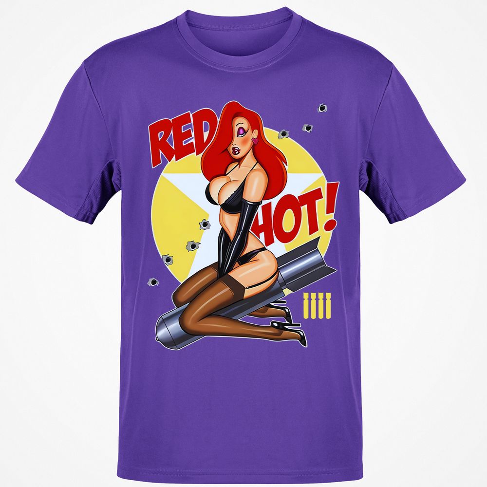 Classic Unisex T-Shirt - CQ84UVJR - Purple - 9