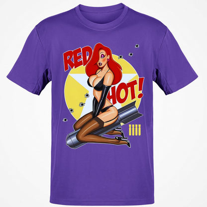 Classic Unisex T-Shirt - CQ84UVJR - Purple - 9