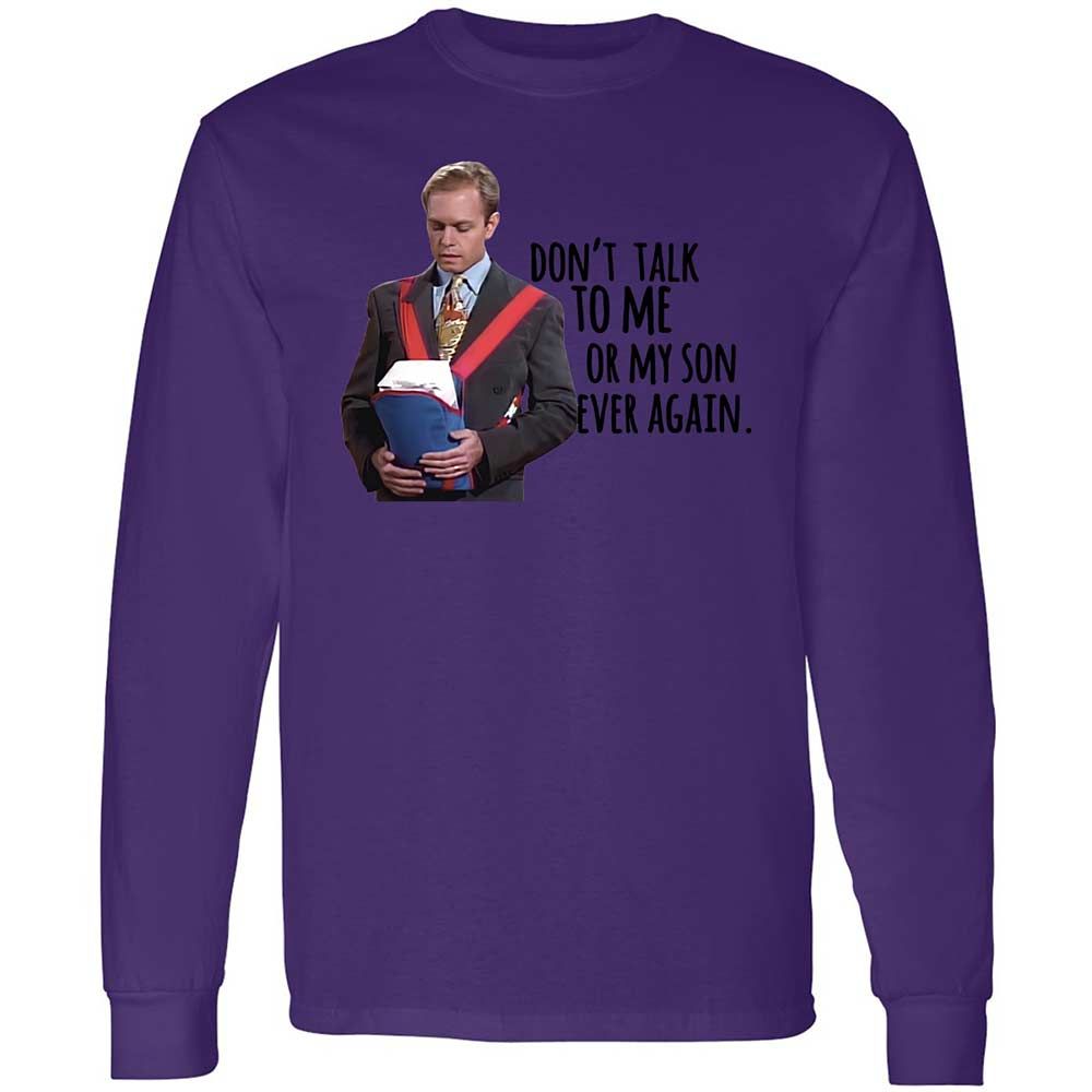 Long Sleeve T-Shirt - PS4MBY4V - Purple - 9