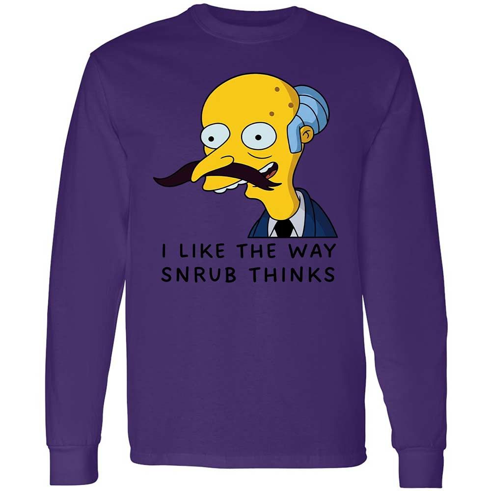 I Like the Way Snrub Thinks - Purple - 9