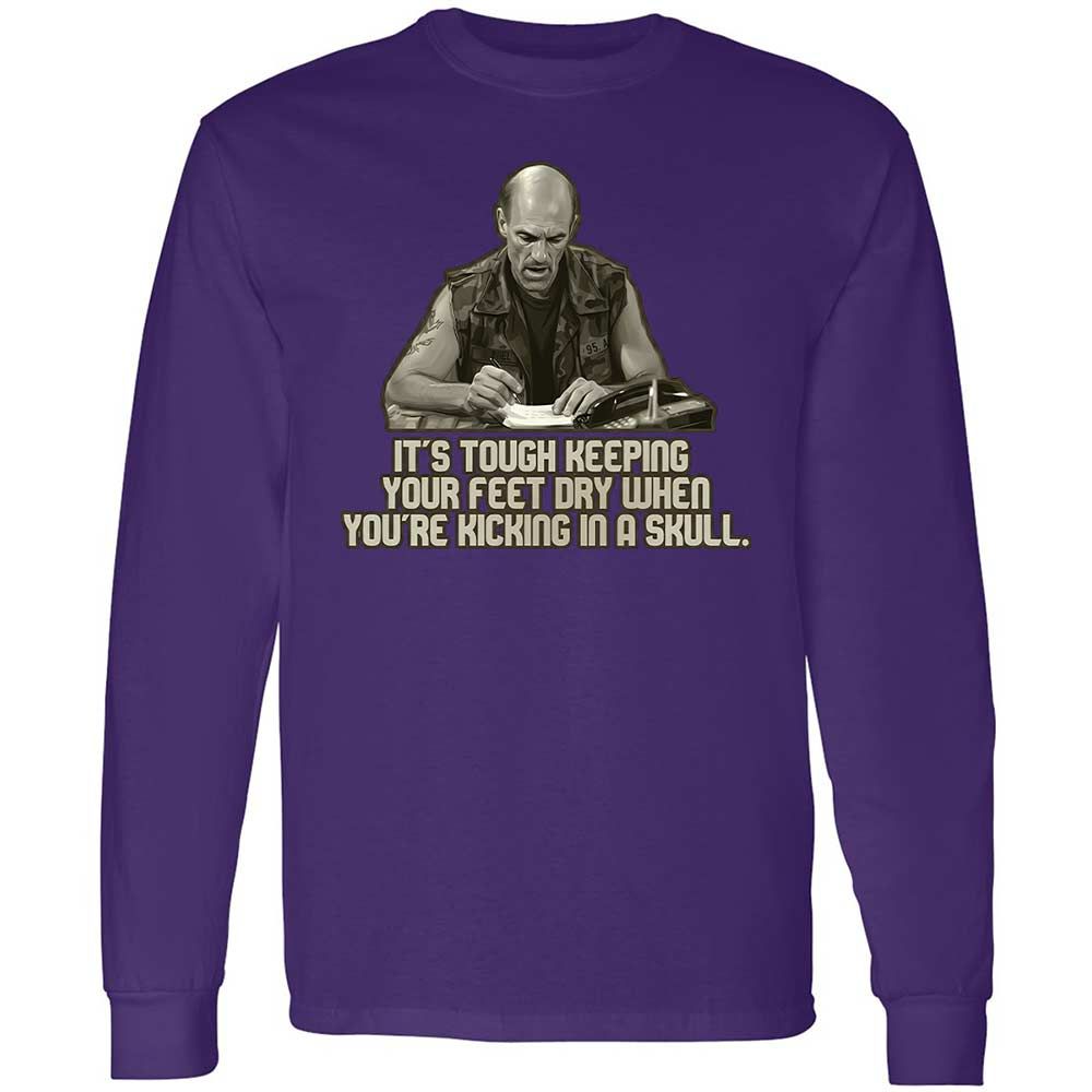 Long Sleeve T-Shirt - 3MAK9C4S - Purple - 9
