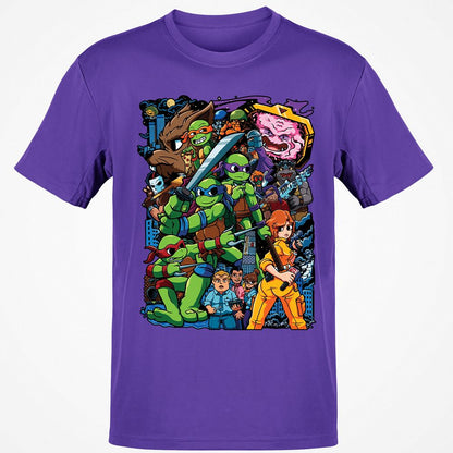 Classic Unisex T-Shirt - HUMQPNWC - Purple - 9