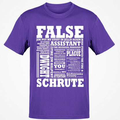 Classic Unisex T-Shirt - TXMUHREA - Purple - 9