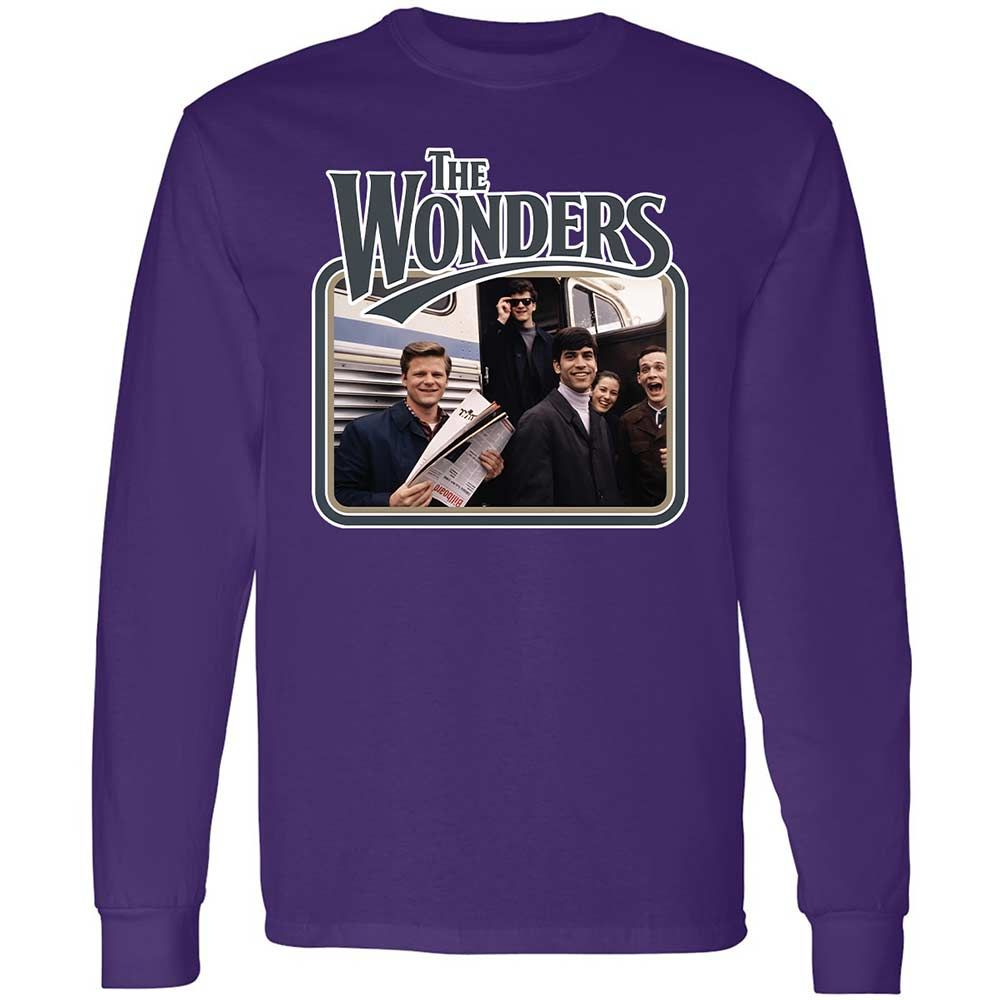 Long Sleeve T-Shirt - SJKQTGYL - Purple - 9