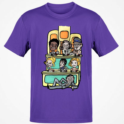 Classic Unisex T-Shirt - F4QHYXFL - Purple - 9