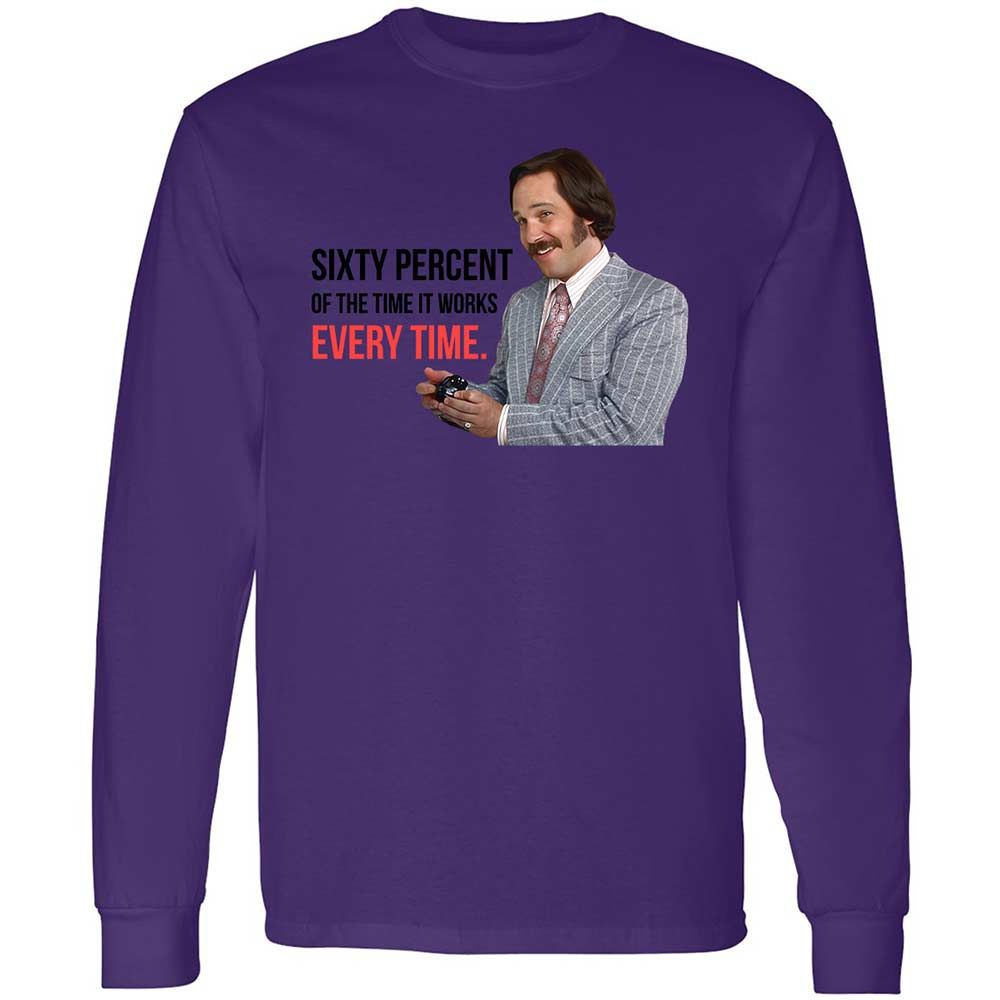 Long Sleeve T-Shirt - PNLNAYS6 - Purple - 9
