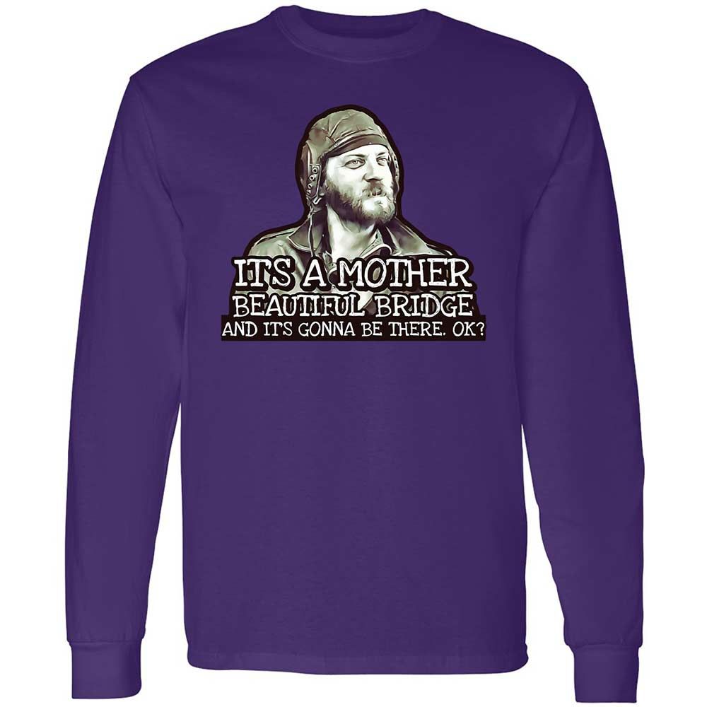 Long Sleeve T-Shirt - LUVKTDNF - Purple - 9
