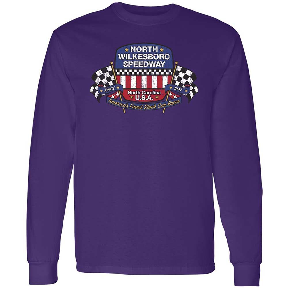 Long Sleeve T-Shirt - J9VMHLNY - Purple - 9