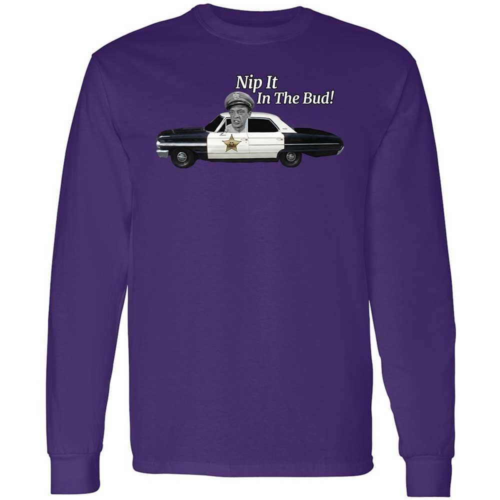 Long Sleeve T-Shirt - 5HHX3E4W - Purple - 9