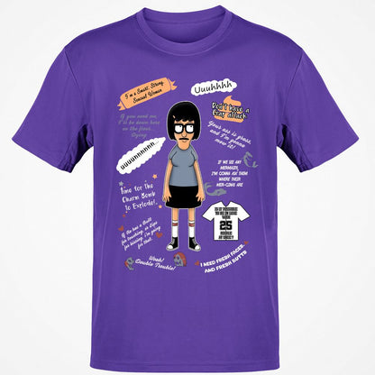 Classic Unisex T-Shirt - DWEBYJPG - Purple - 9