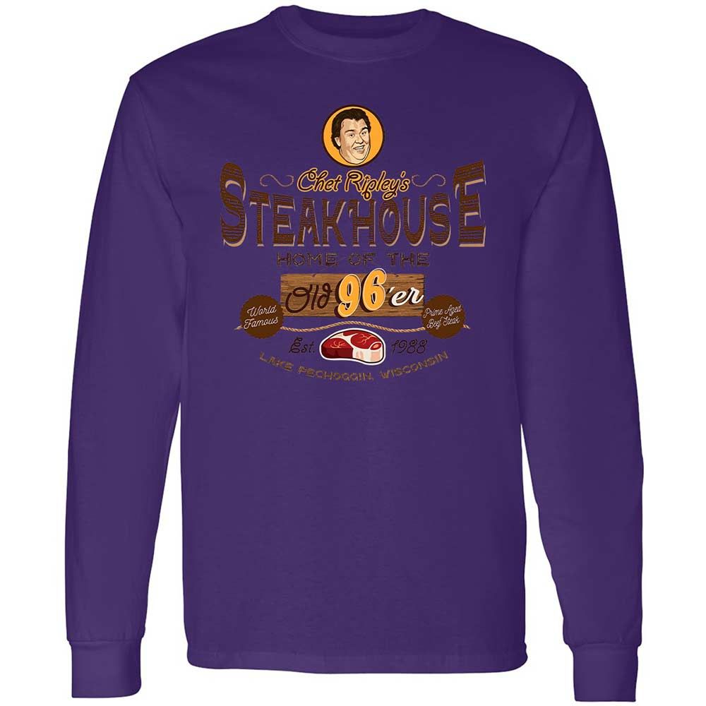 Long Sleeve T-Shirt - 8N3JBEYT - Purple - 9