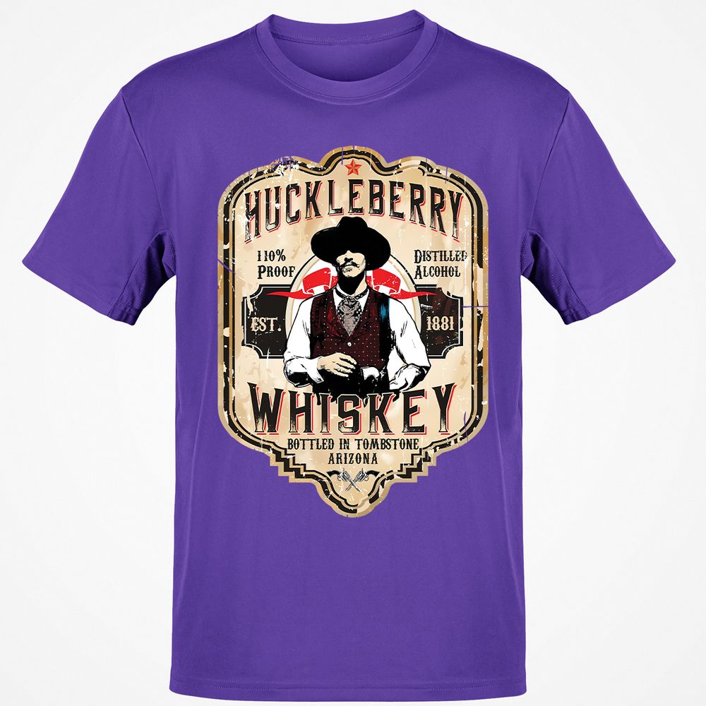 Huckleberry Whiskey Label - Purple - 9