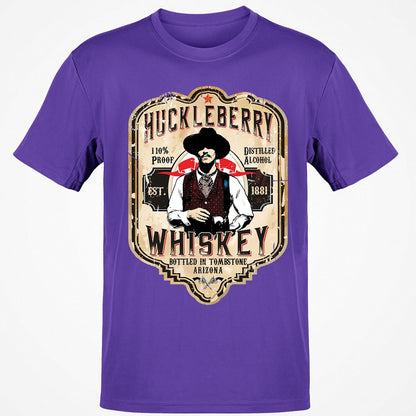 Huckleberry Whiskey Label - Purple - 9