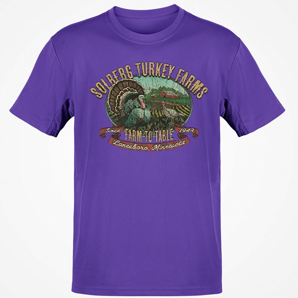 Vintage Turkey Farm Thanksgiving - Purple - 9