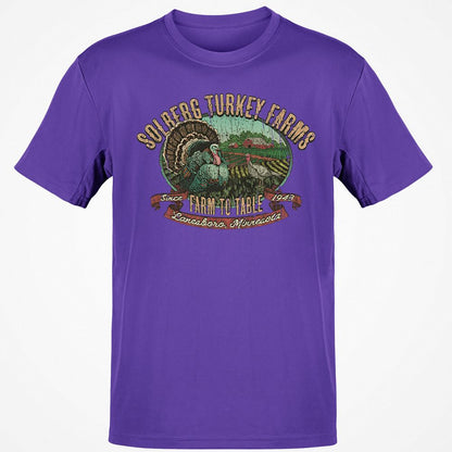 Vintage Turkey Farm Thanksgiving - Purple - 9