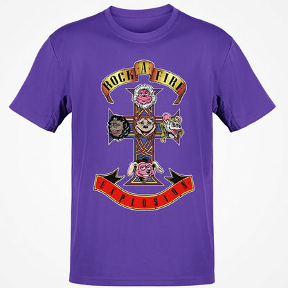 Classic Unisex T-Shirt - QVY2L4WZ - Purple - 9