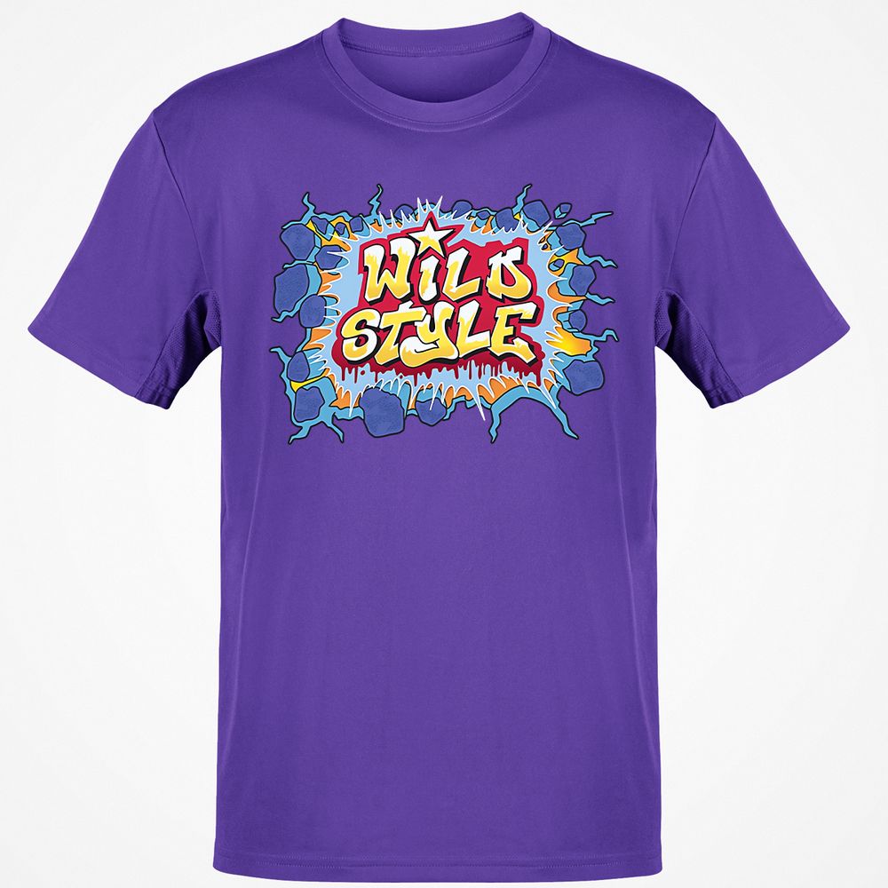Classic Unisex T-Shirt - Black - Purple - 9