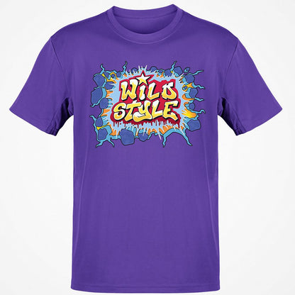 Classic Unisex T-Shirt - Black - Purple - 9