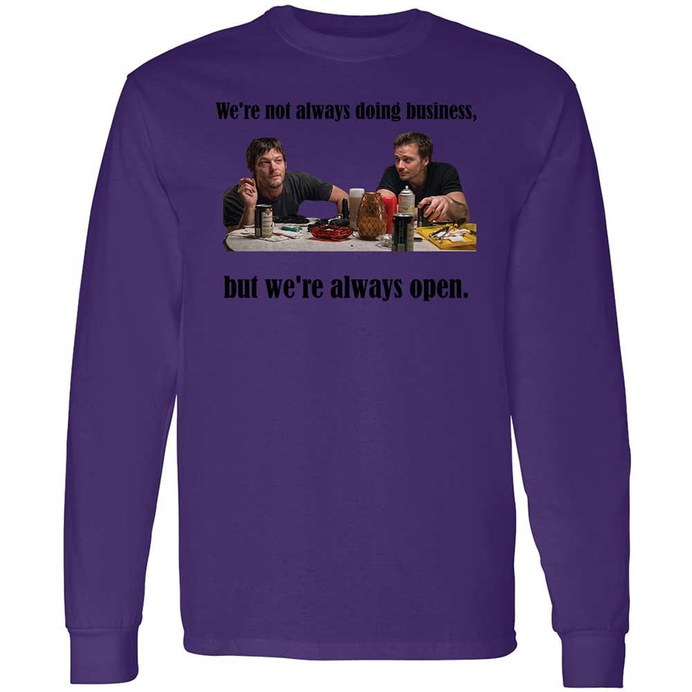Long Sleeve T-Shirt - Y3JN99D6 - Purple - 9