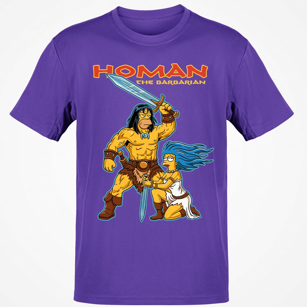 Classic Unisex T-Shirt - TBC9HURG - Purple - 9