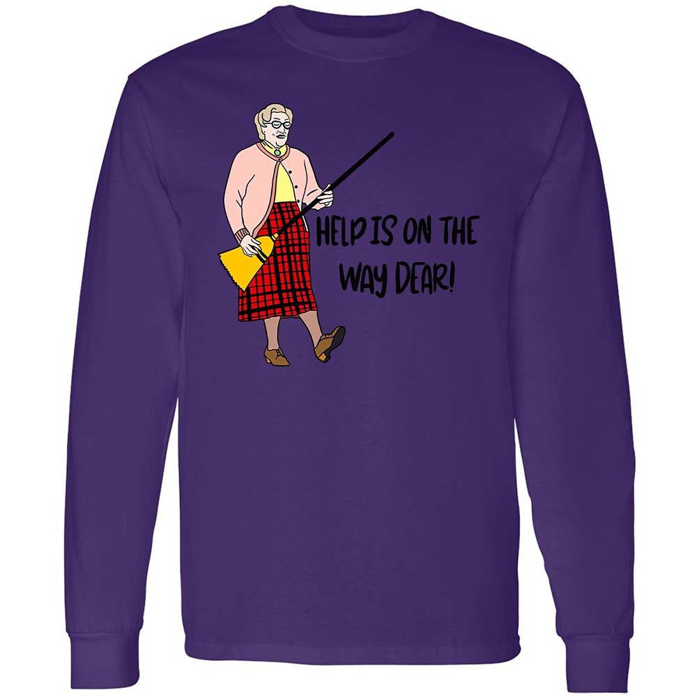 Help is on the way dear - Purple - 9