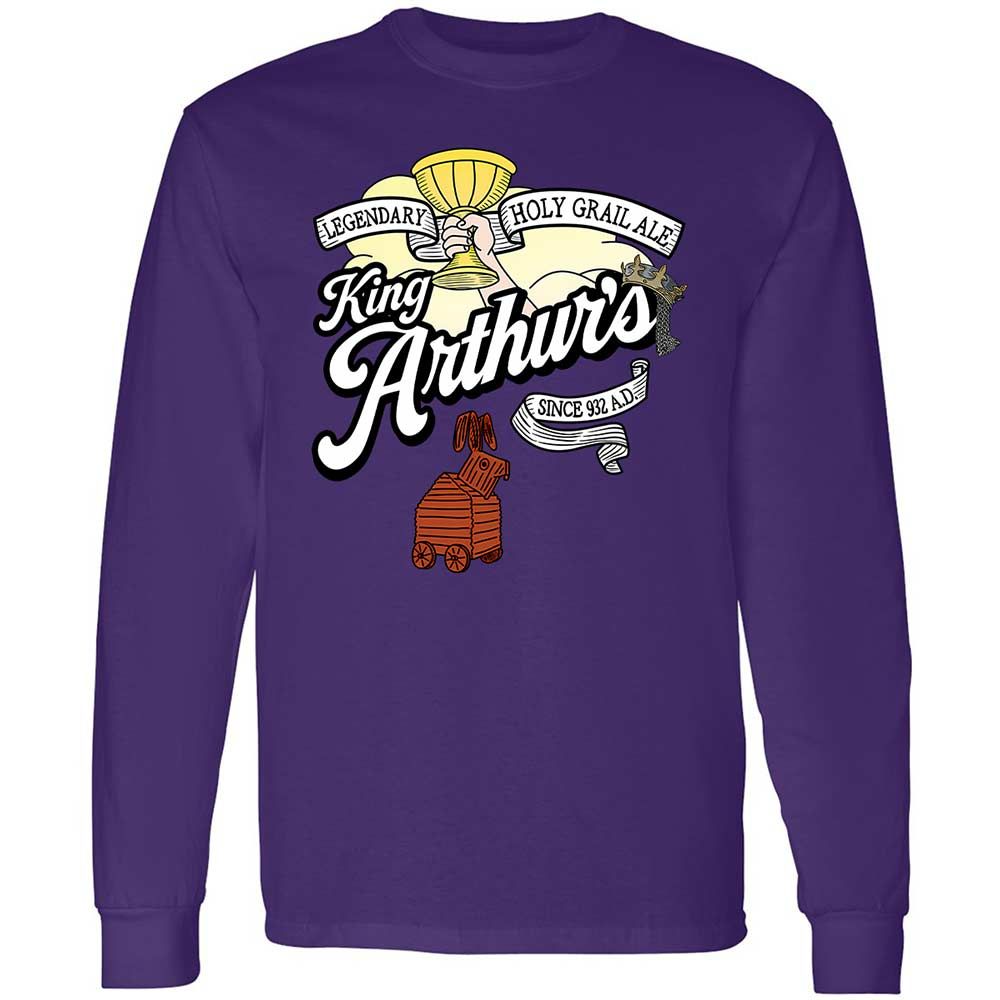 Long Sleeve T-Shirt - R8FGHLS4 - Purple - 9