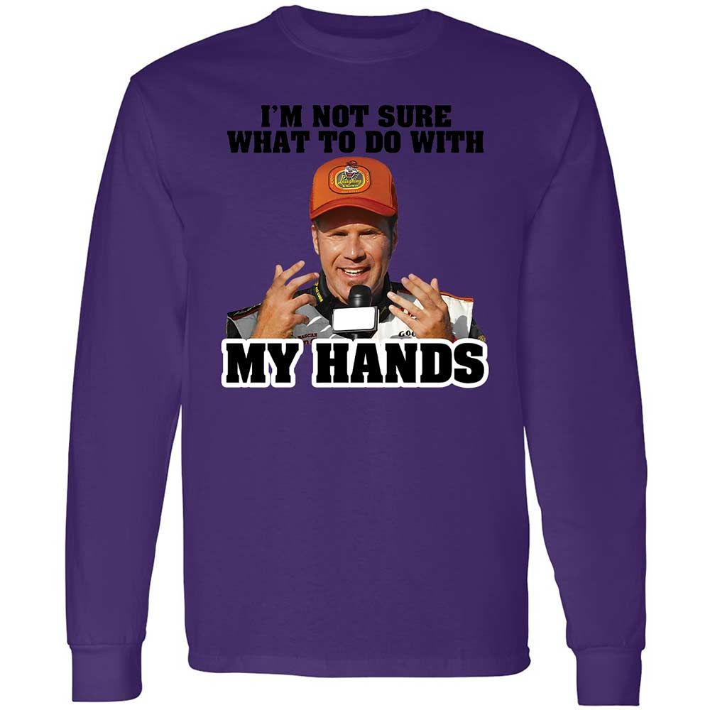 I'm Not Sure What To Do With My Hands - Purple - 9
