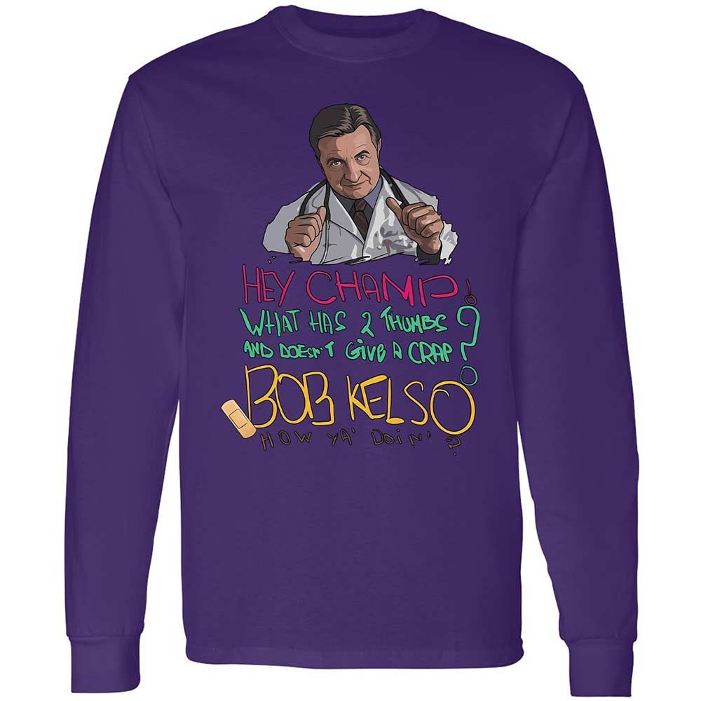 Long Sleeve T-Shirt - UV5NNMCL - Purple - 9