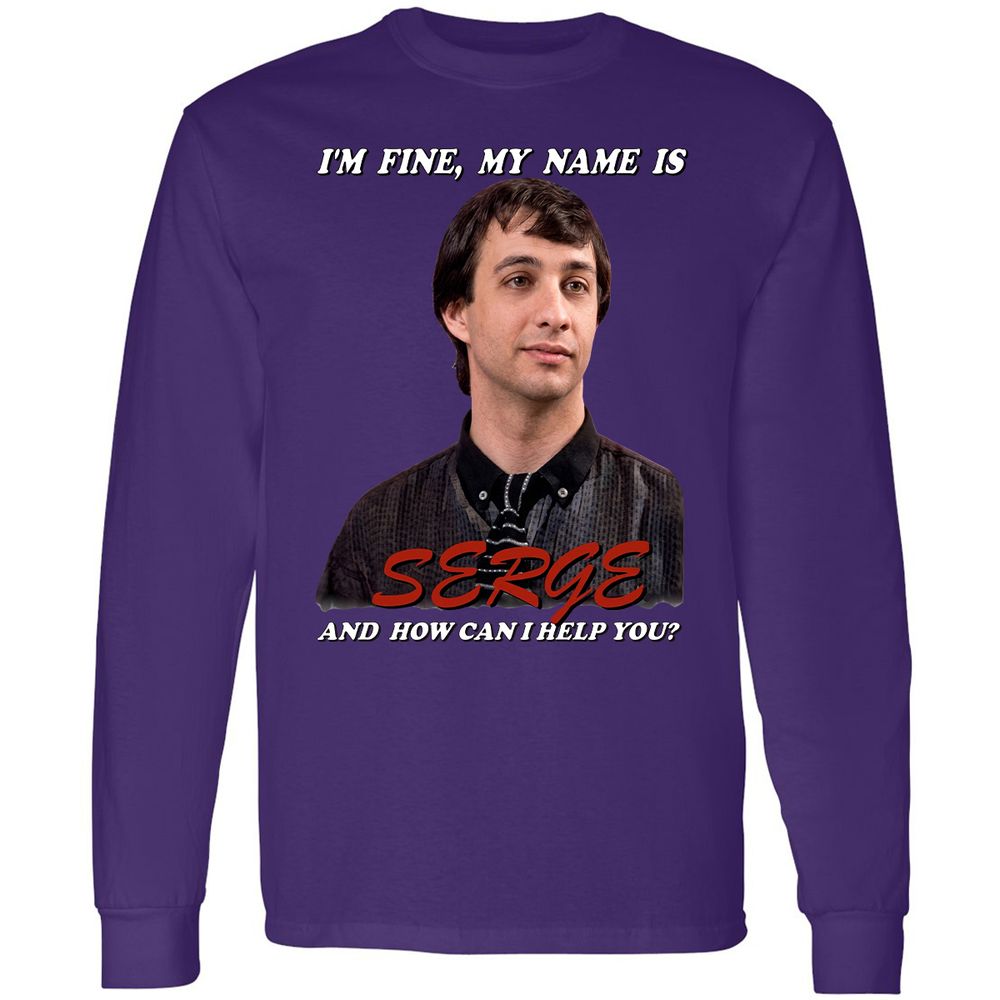 Long Sleeve T-Shirt - RL3NL6KP - Purple - 9