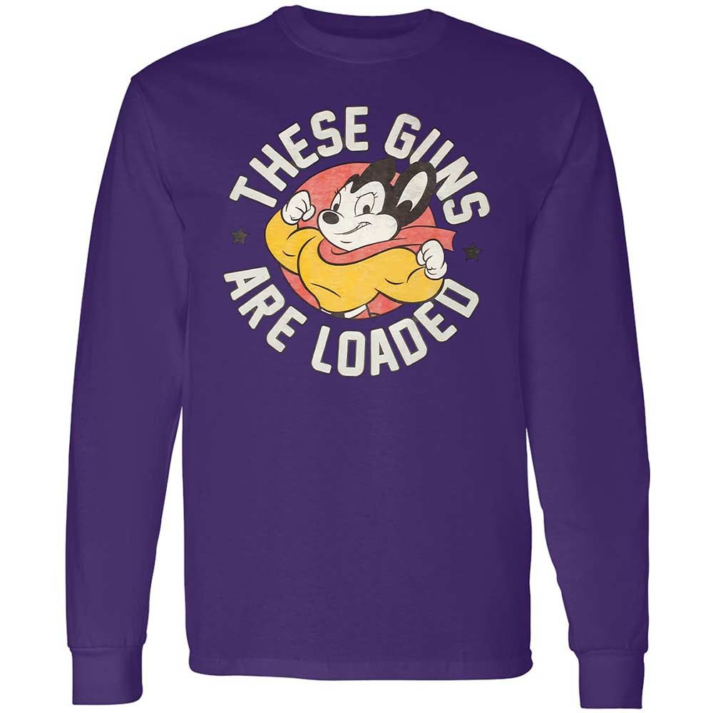 Long Sleeve T-Shirt - TNYGK58H - Purple - 9