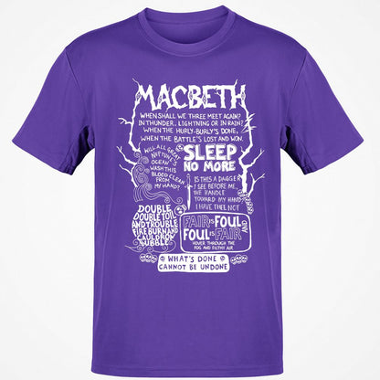 Classic Unisex T-Shirt - ZH9Z8F3T - Purple - 9