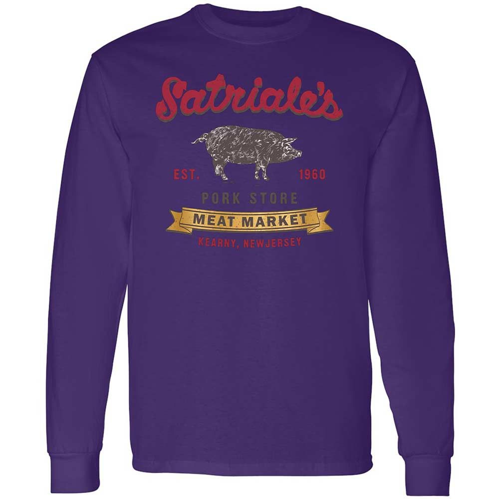 Long Sleeve T-Shirt - 3XE8BPBQ - Purple - 9