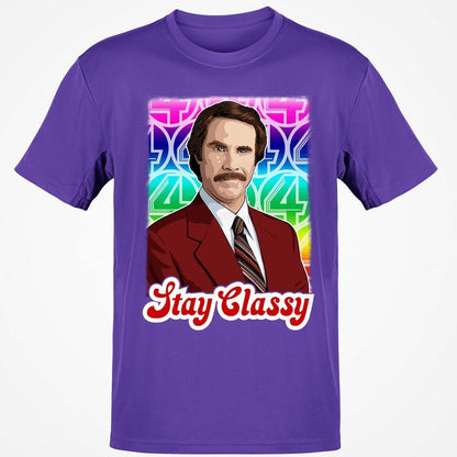 Classic Unisex T-Shirt - XJ15Y3TA - Purple - 9