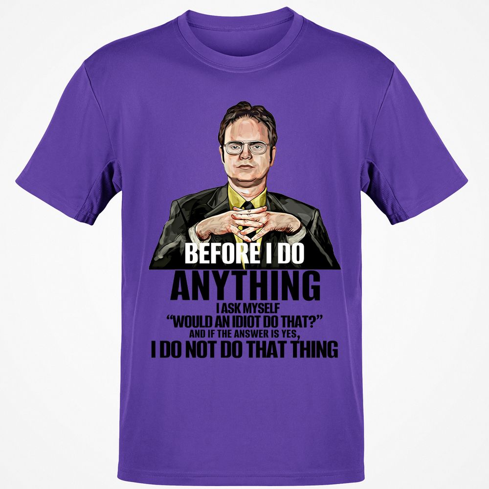 Classic Unisex T-Shirt - 5B3HACJX - Purple - 9