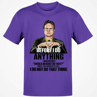 Classic Unisex T-Shirt - 5B3HACJX - Purple - 9