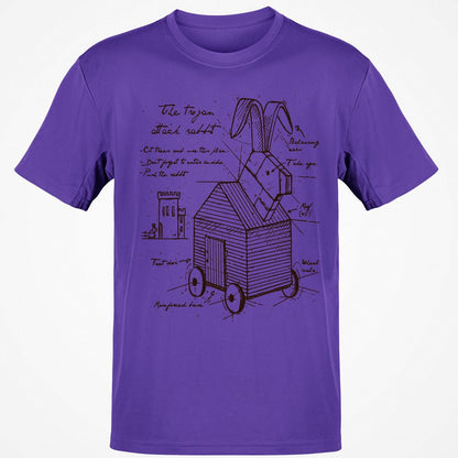 Classic Unisex T-Shirt - VE3JGNGD - Purple - 9