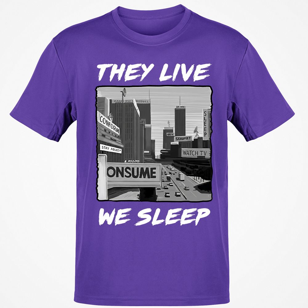 Classic Unisex T-Shirt - ZVFMG6J5 - Purple - 9