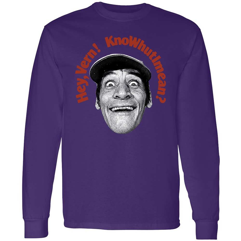 Long Sleeve T-Shirt - 8S6EA86S - Purple - 9