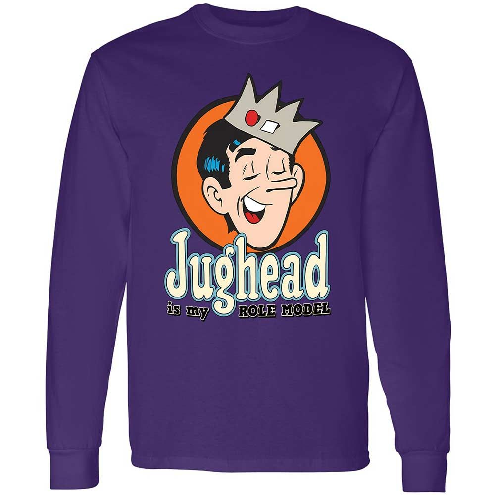 Long Sleeve T-Shirt - HLAT2BD4 - Purple - 9